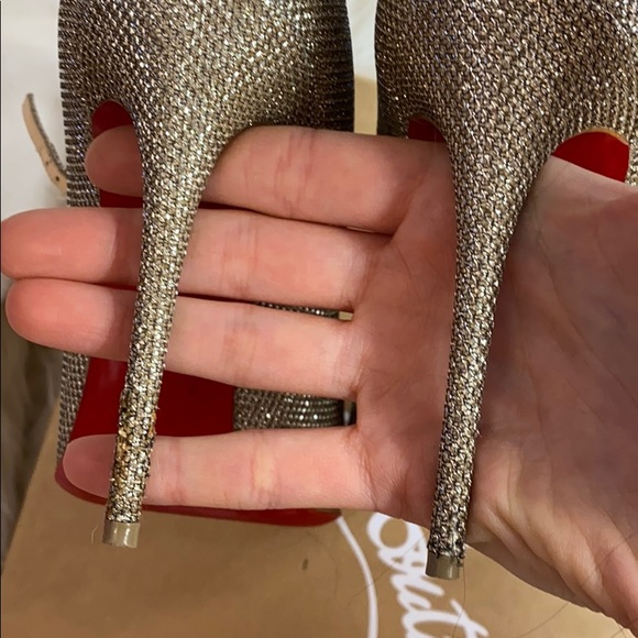 Christian Louboutin Glitter Heels - Picture 11 of 16